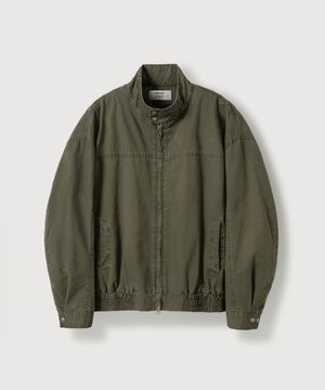 워시드 해링턴 자켓_Khaki