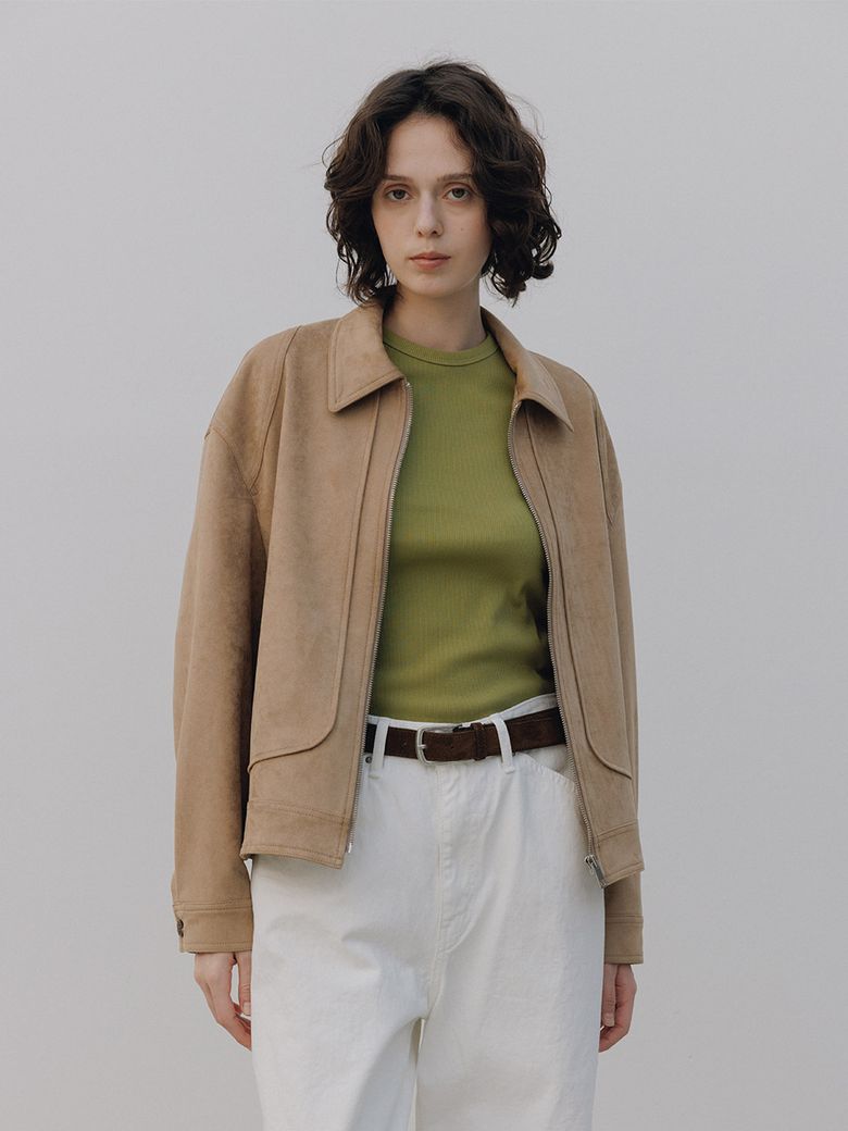 Suede Blouson