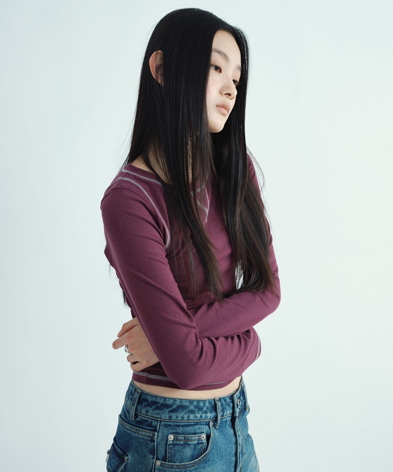 MILLO WOMEN PARTIMENTO MUSINSA 迷彩 スウェット MILLO WOMEN