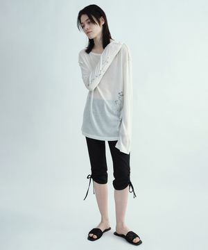 리브드 타투 롱슬리브 [아이보리]