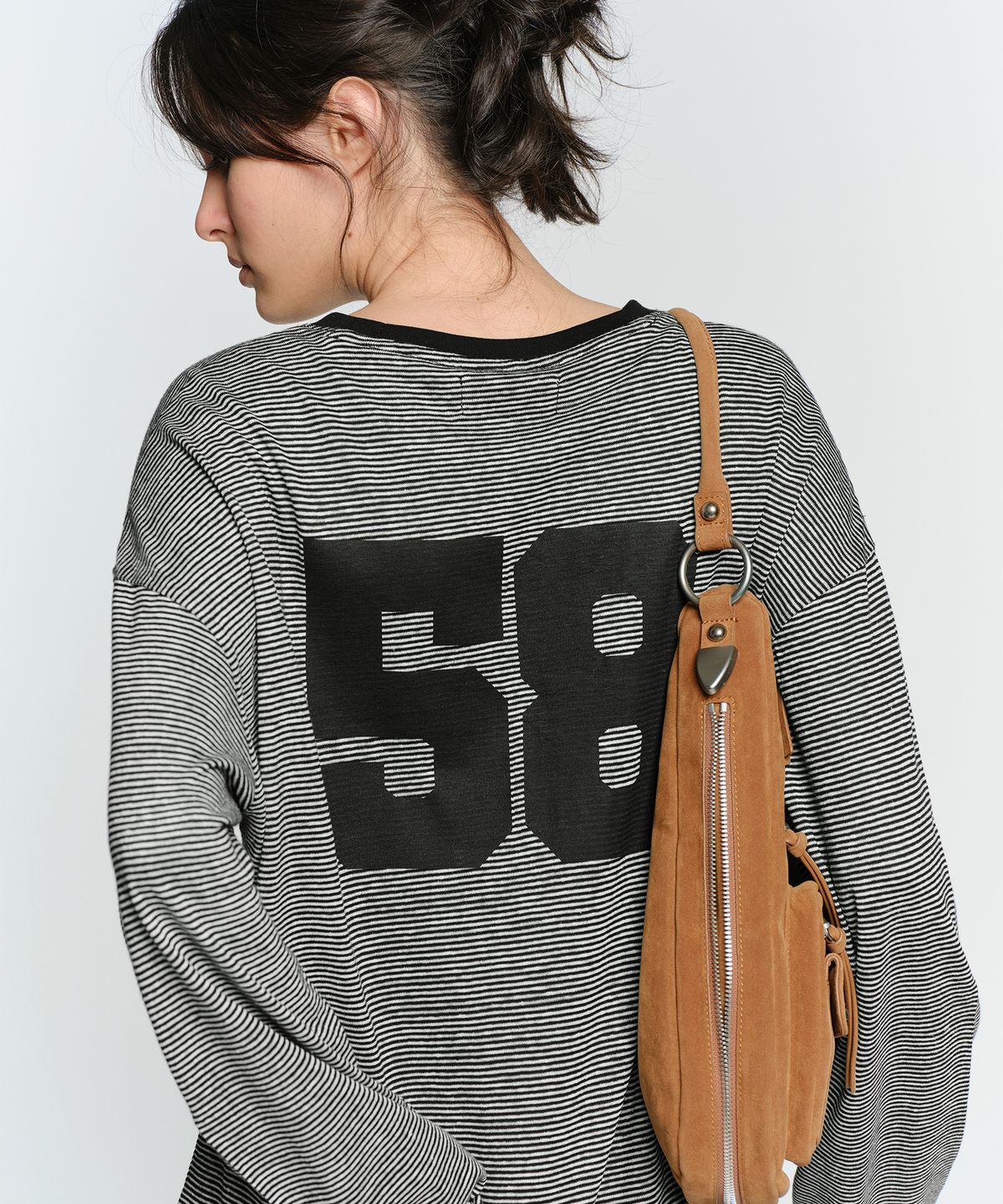 썬번프로젝트(SUNBURNPROJECT) 58 EASY LONG SLEEVE TOP, BLACK