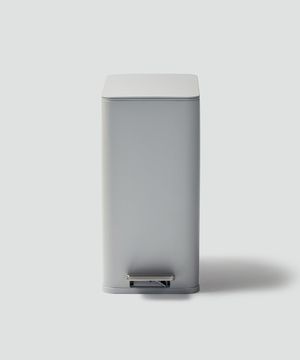 틈새 활용 무소음 페달 휴지통_10L 그레이