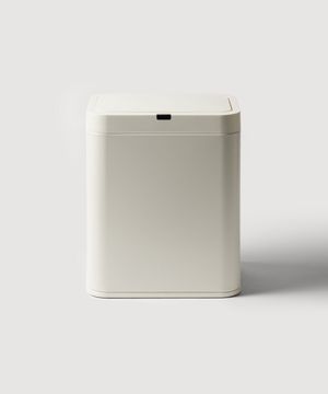 센서 스테인리스 휴지통 13L 오프화이트