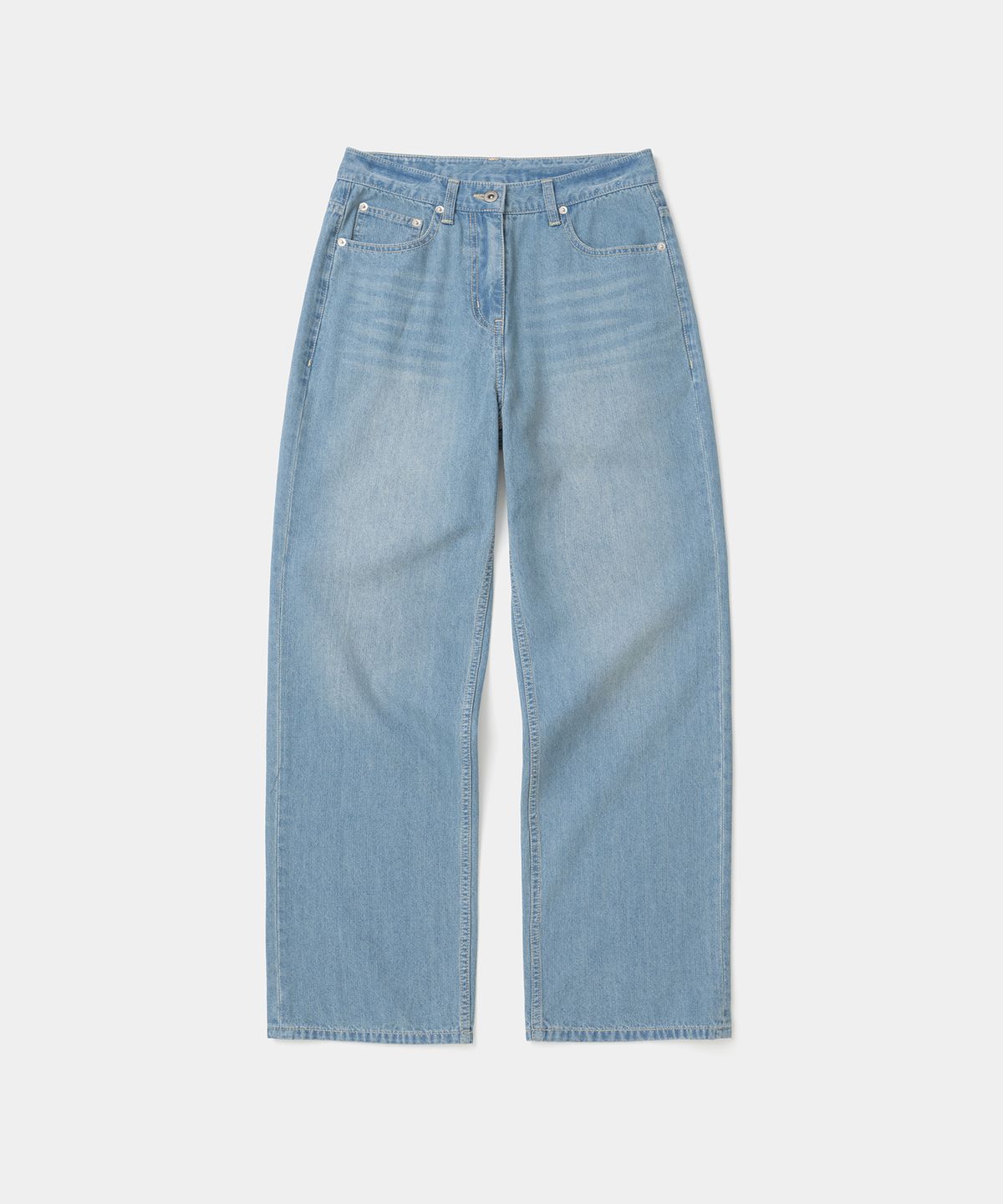유니폼브릿지(UNIFORM BRIDGE) denim pants regular fit(womens) indigo blue