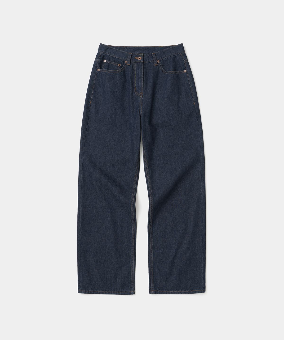 유니폼브릿지(UNIFORM BRIDGE) denim pants regular fit(womens) rinsed