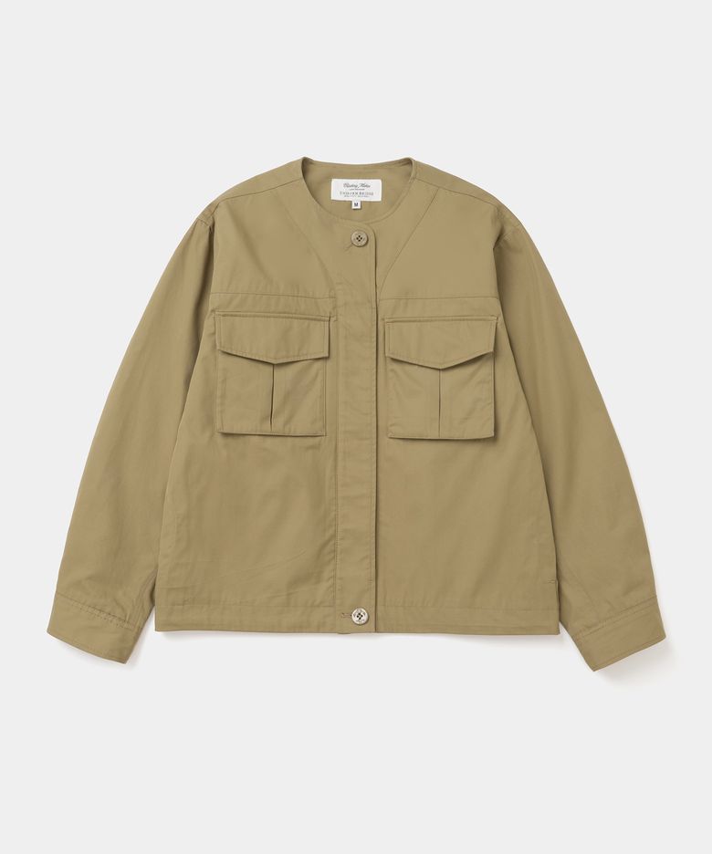 two pocket jacket(womens) khaki