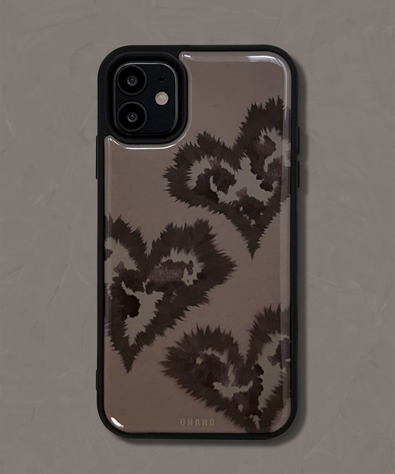 Leopard Heart Phone case (에폭시/글라스/맥세이프글라스)
