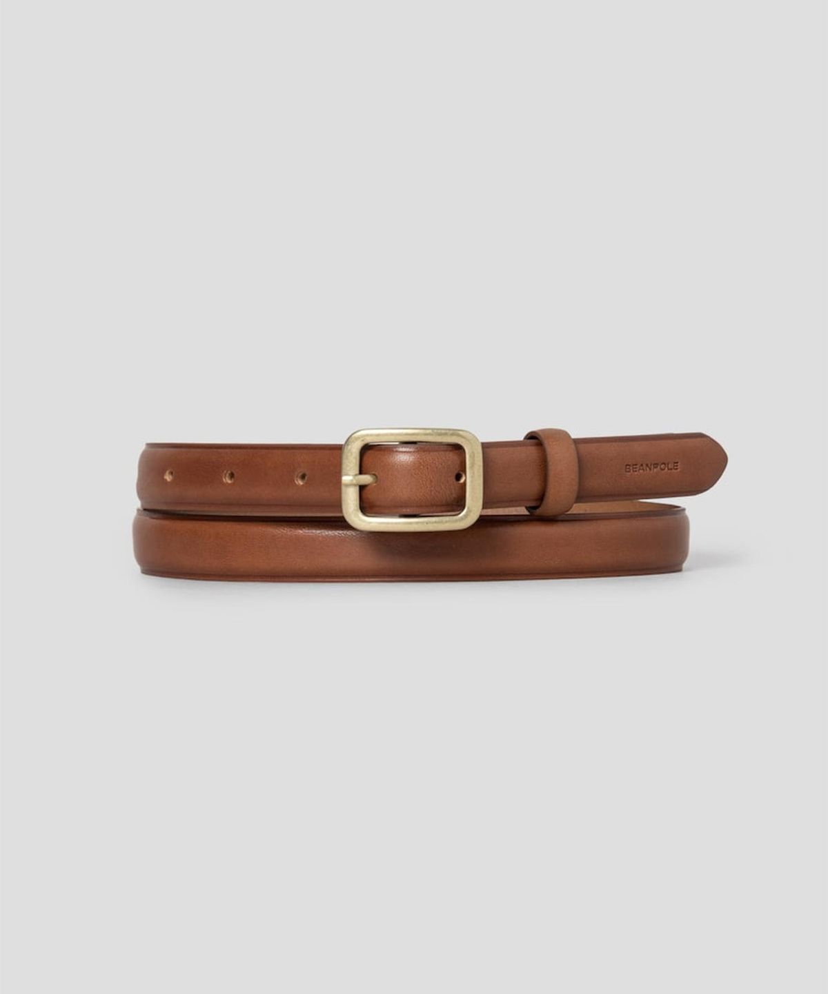 빈폴 액세서리(BEANPOLE ACCESSORY) 여성 슬림 캐주얼 버클 벨트  브릭