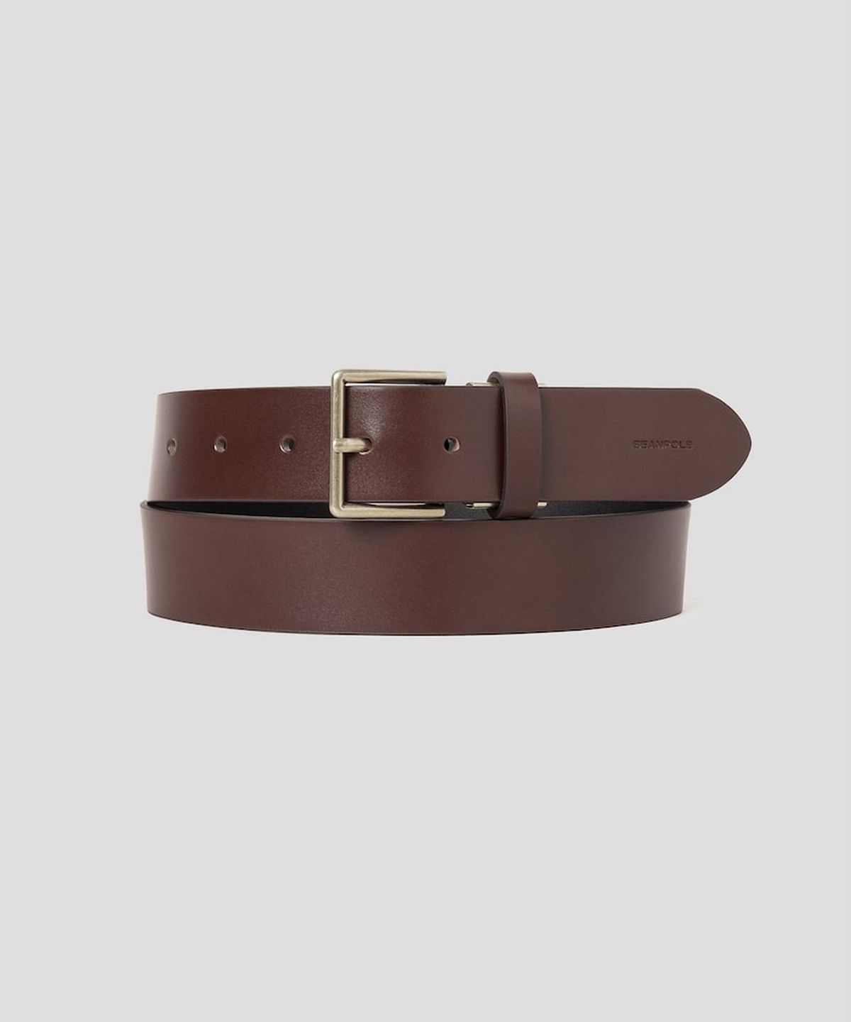 빈폴 액세서리(BEANPOLE ACCESSORY) 여성 와이드 캐주얼 버클 벨트  브라운