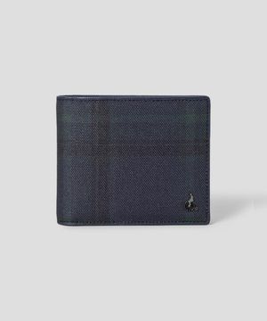 빈폴 타탄체크 반지갑  네이비