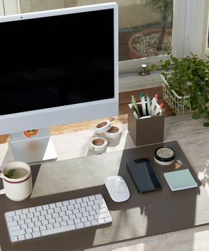 노블 가죽 데스크 패드