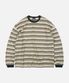 BLOCK STRIPE LONG SLEEVE TEE _ MUD