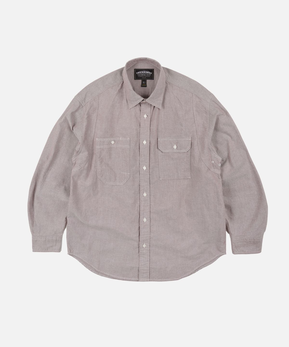 프리즘웍스(FRIZMWORKS) 1920S OXFORD WORK SHIRT _ BROWN