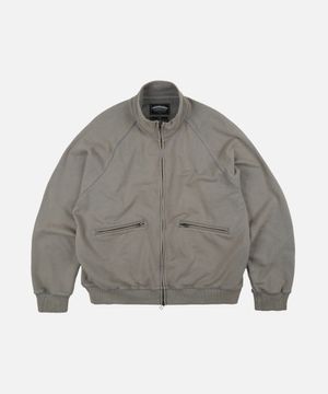 VINTAGE DYEING FULL ZIP SWEAT _ VINTAGE GRAY