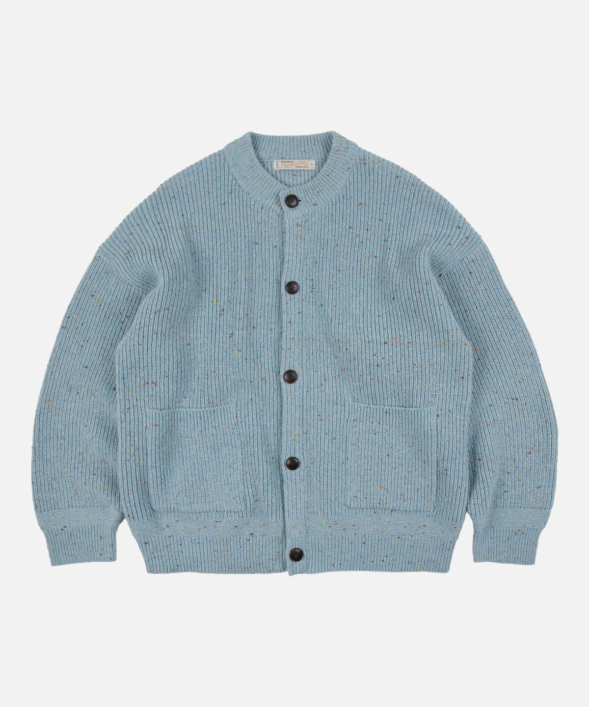 프리즘웍스(FRIZMWORKS) BOCACI WOOL ROUND CARDIGAN _ MINT