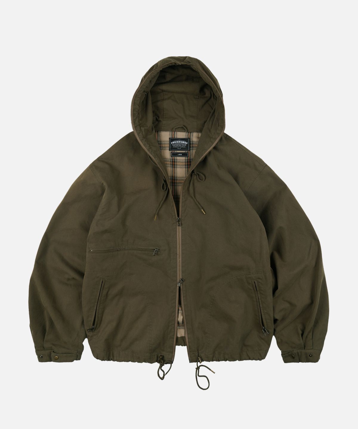 프리즘웍스(FRIZMWORKS) SAILING HOODED PARKA _ OLIVE