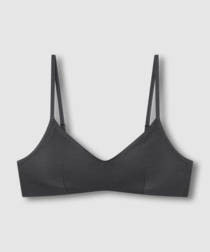 여 코튼 브라렛_챠콜