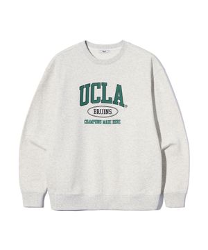 남녀공용 UCLA 빅 그래픽 맨투맨[OATMEAL](UC1LT91)