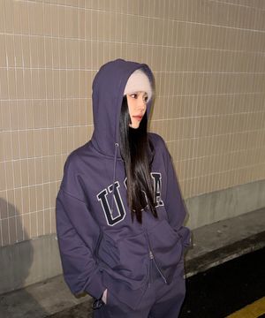 USA Over fit Hood Zip-up / WHMZG2291U