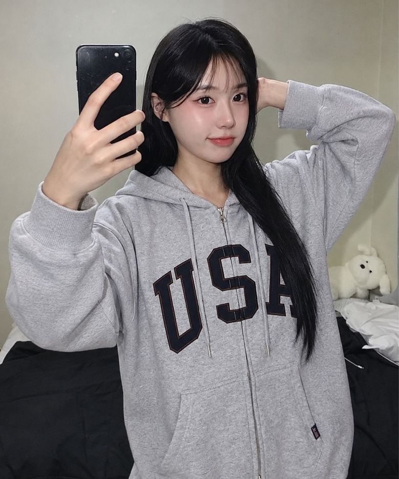 [기모 선택] USA Hood Zip-up(Over-fit) / WHMZG4992U