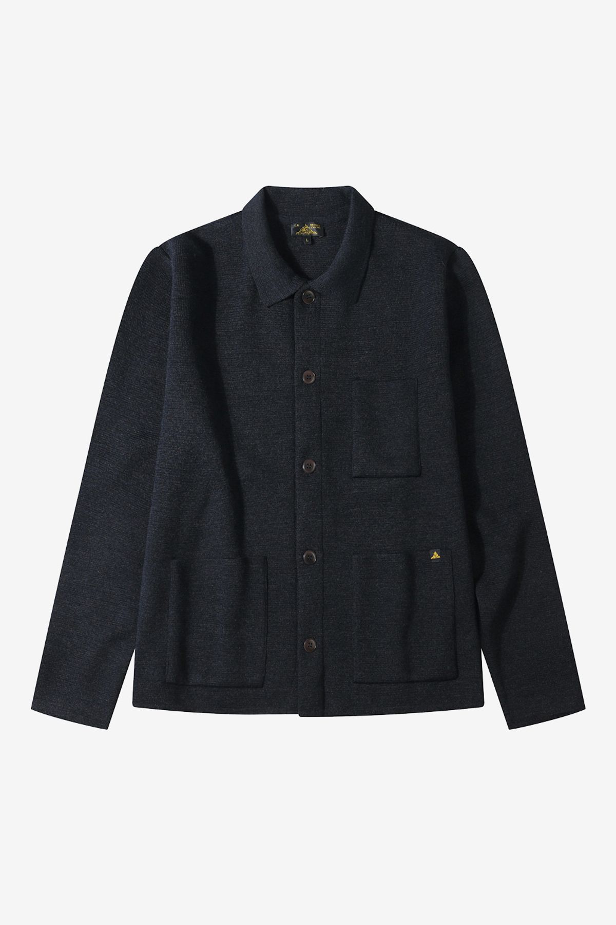 르몽생미셸(LE MONT ST MICHEL) Wool Patch Pocket Cardigan_Grey