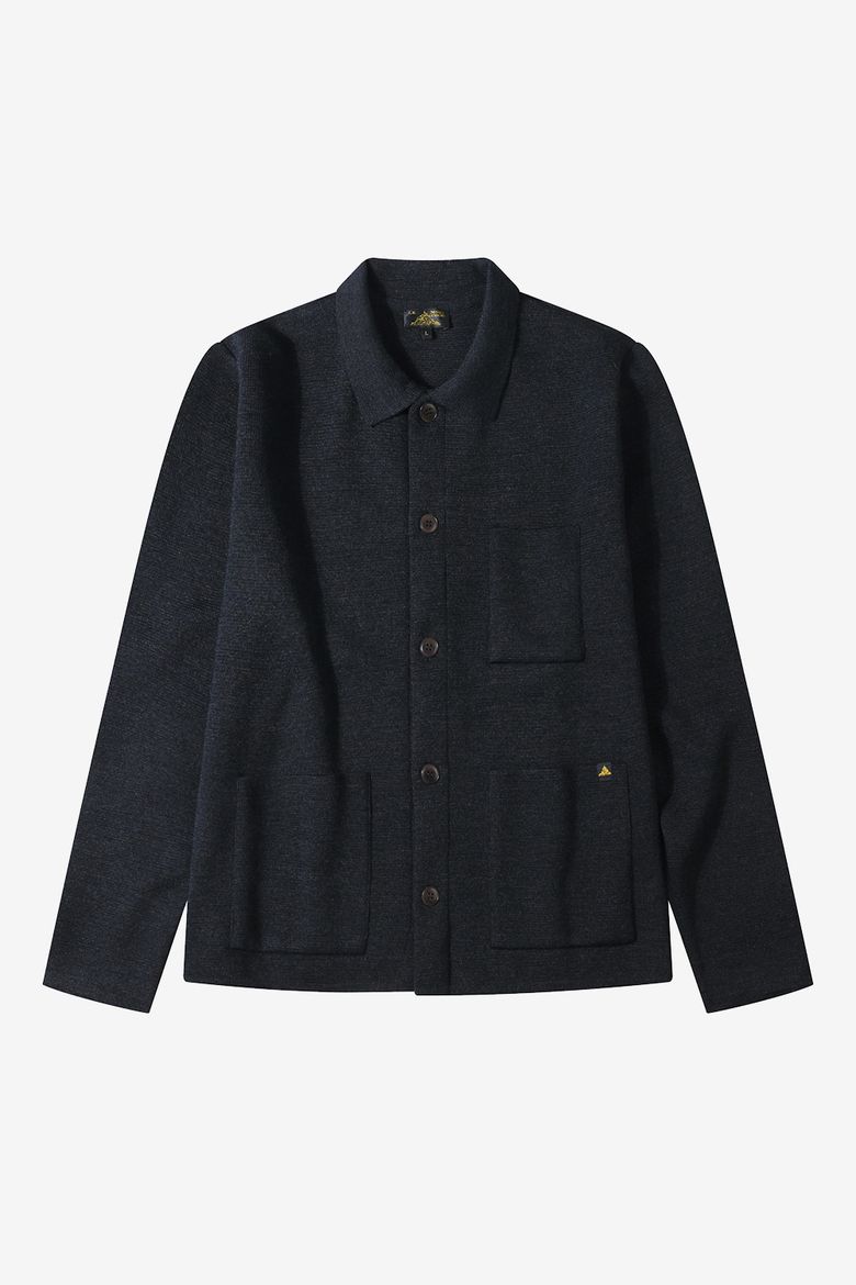 Wool Patch Pocket Cardigan_Grey