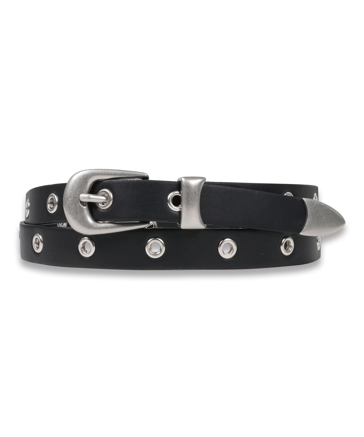 도프셉(DOFFSEPT) Simple Eyelet Belt in Black
