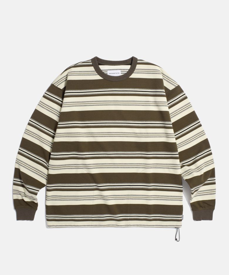 Lightweight Border Sweatshirt Brown