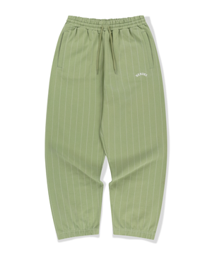 STRIPED SWEAT PANTS (OLIVE)