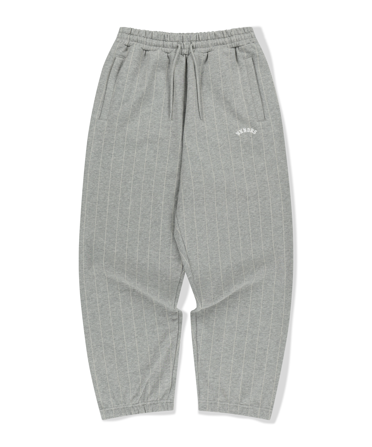 위캔더스(WKNDRS) STRIPED SWEAT PANTS (M.GREY)