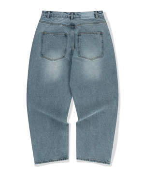 GRAFFITI BAGGY DENIM PANTS (L.DENIM)