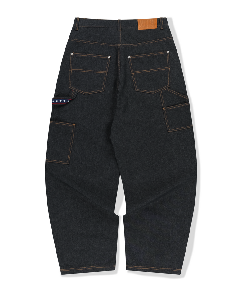 WIDE LOW CARPENTER PANTS (D.BLUE)