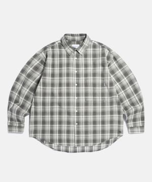 Vintage Plaid Comfy Shirt Grey