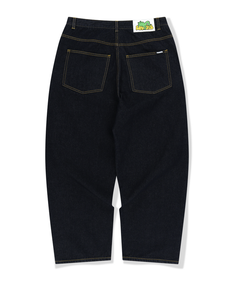 FROG WIDE DENIM PANTS (D.BLUE)