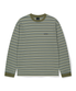 MULTI-STRIPED LS T-SHIRT (L.KHAKI)