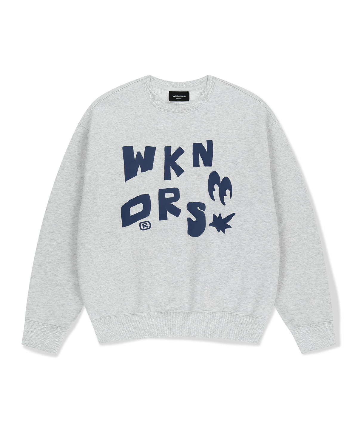 위캔더스(WKNDRS) EYES SWEATSHIRT (L.GREY)