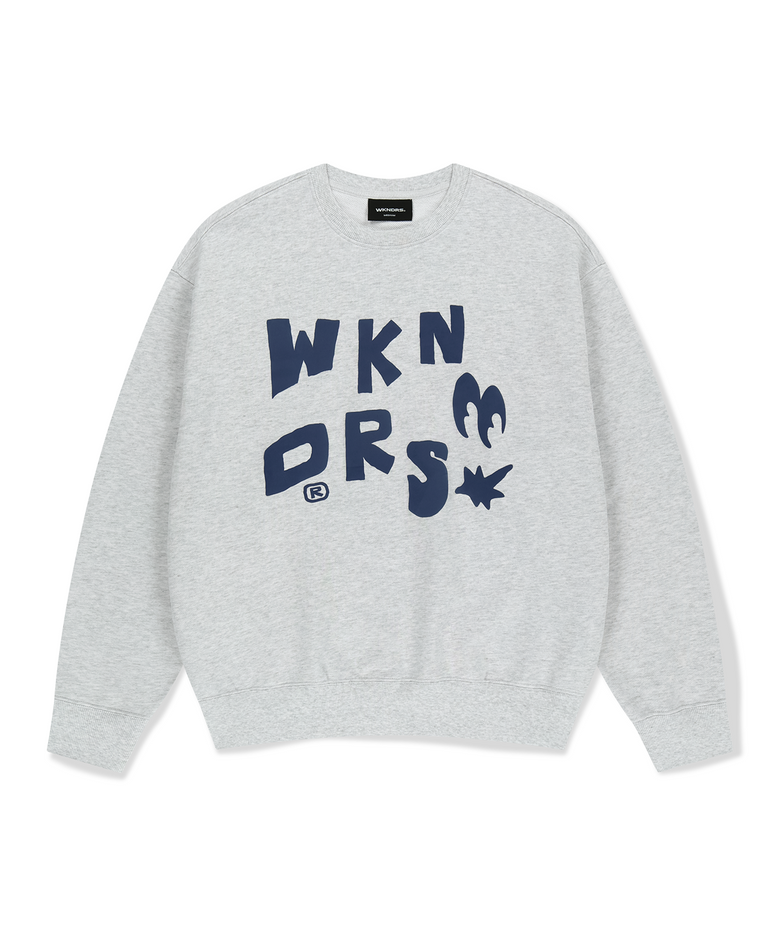 EYES SWEATSHIRT (L.GREY)