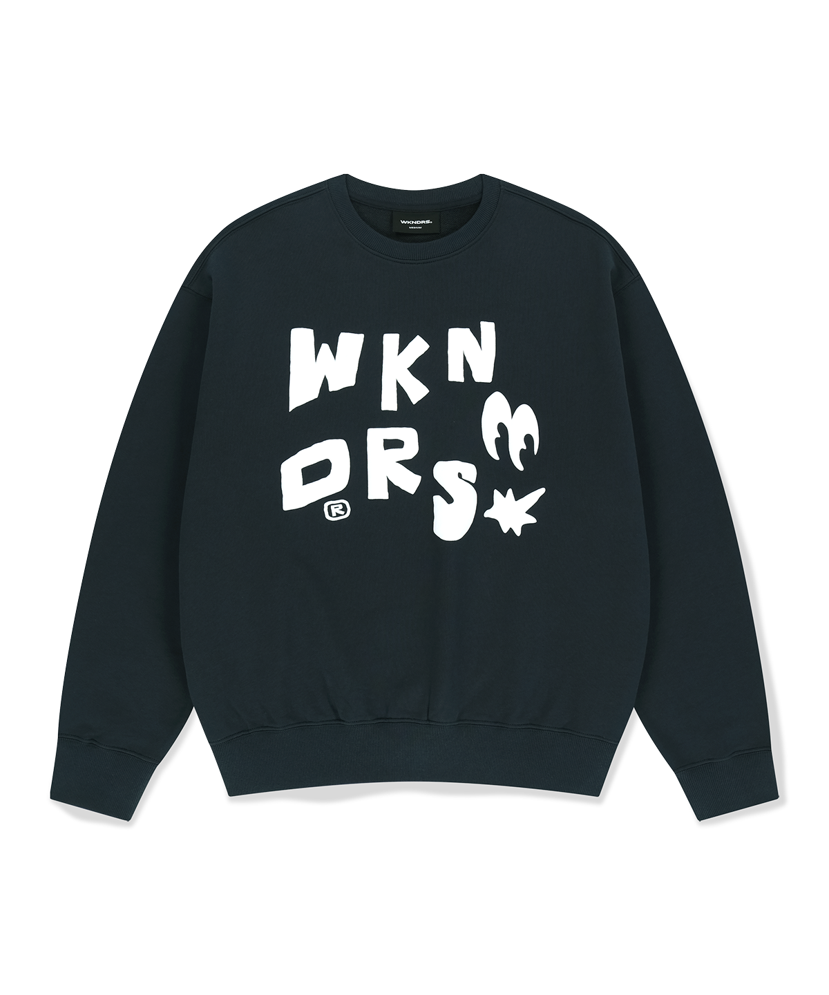 위캔더스(WKNDRS) EYES SWEATSHIRT (NAVY)