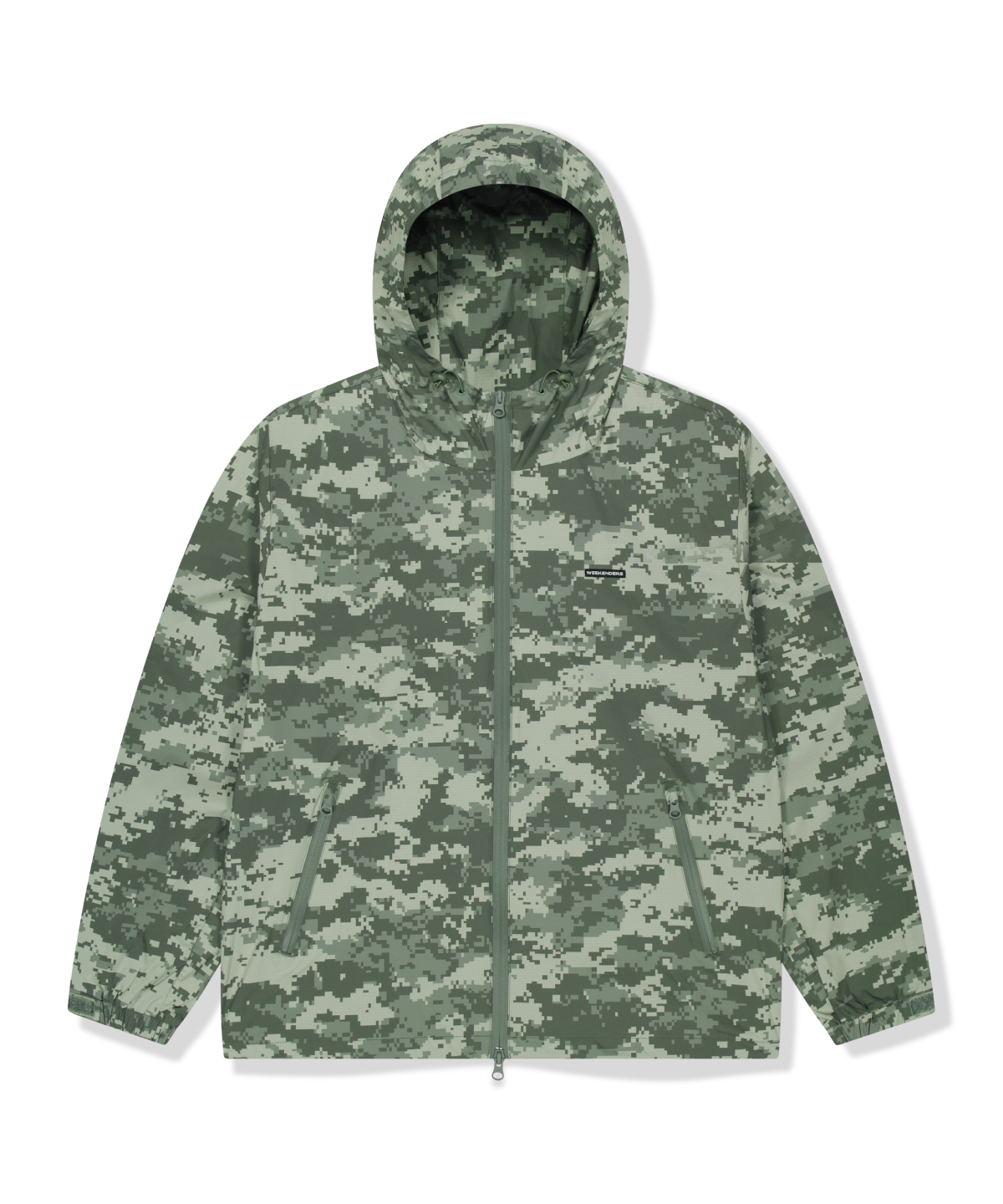 위캔더스(WKNDRS) DIGI CAMO WINDBREAKER (L.KHAKI)