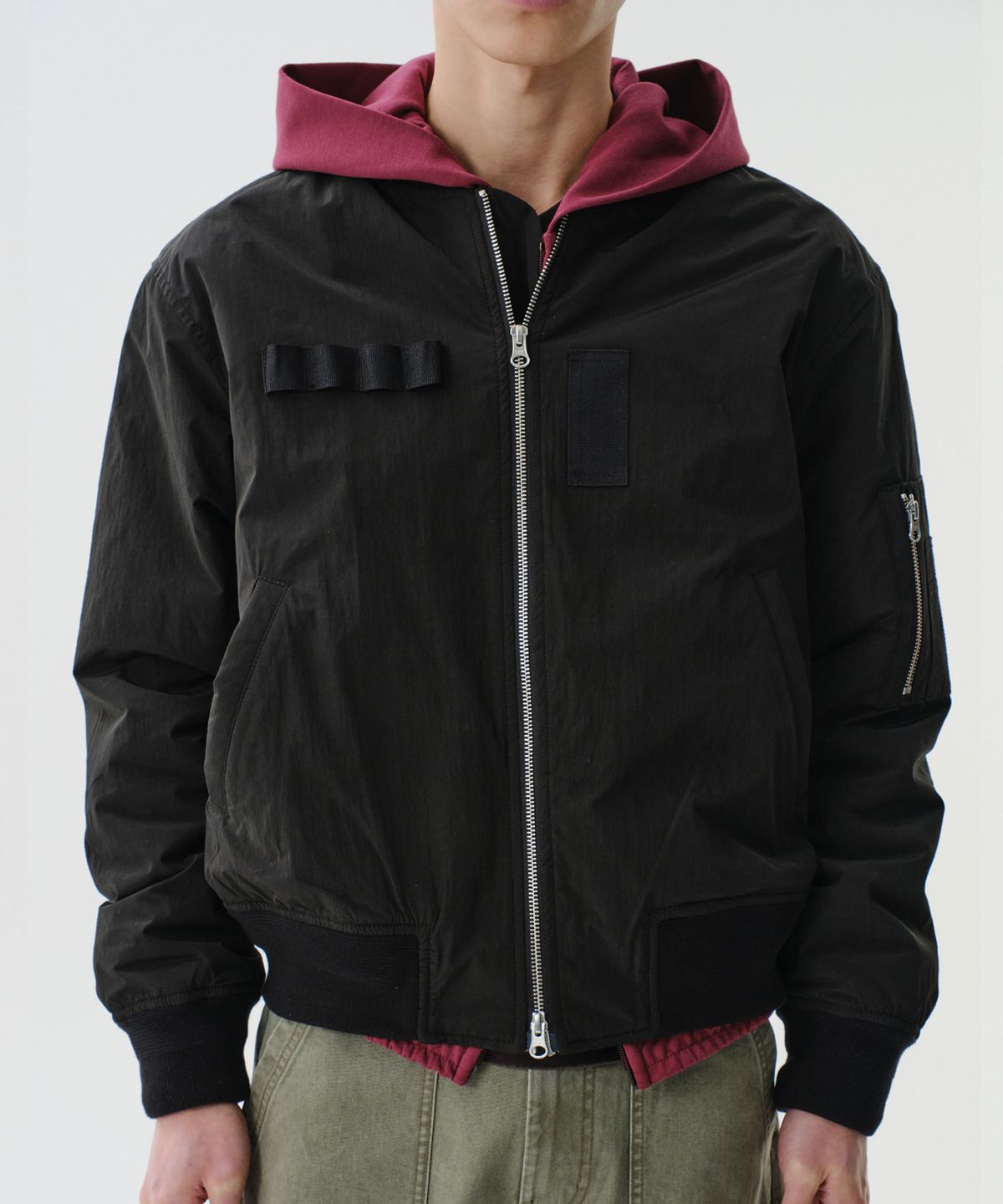 다이브인(DIVEIN) MILITARY MA-1 BOMBER (BLACK)