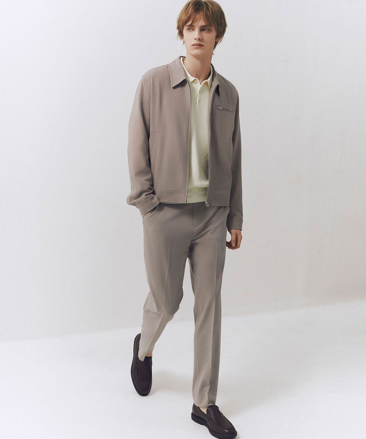 컨셉원(CONCEPTS1ONE) 프리미엄 TR 해링턴 자켓 10076502/076502 [2color]