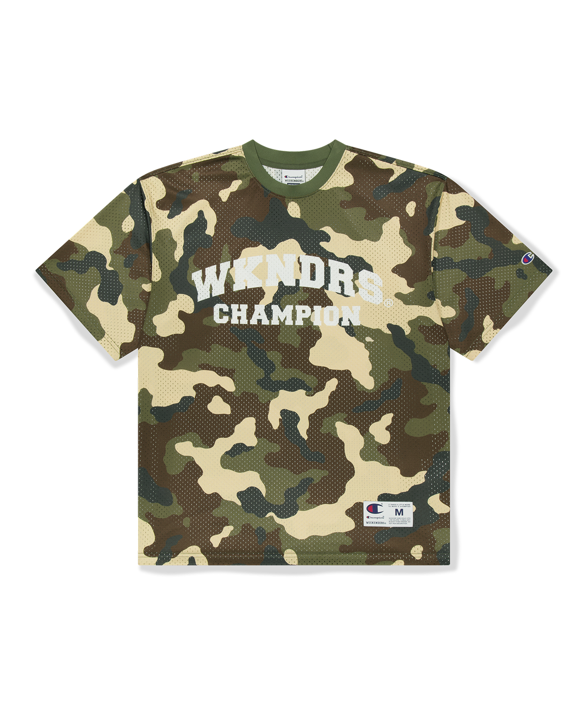 위캔더스(WKNDRS) CHAMPION MESH JERSEY (CAMO)