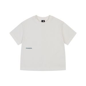 레터링 오버핏 숏 슬리브 티셔츠 SB 0050 아이보리