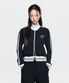 여성 컬러배색 스포티브 트랙탑 NY (Black)