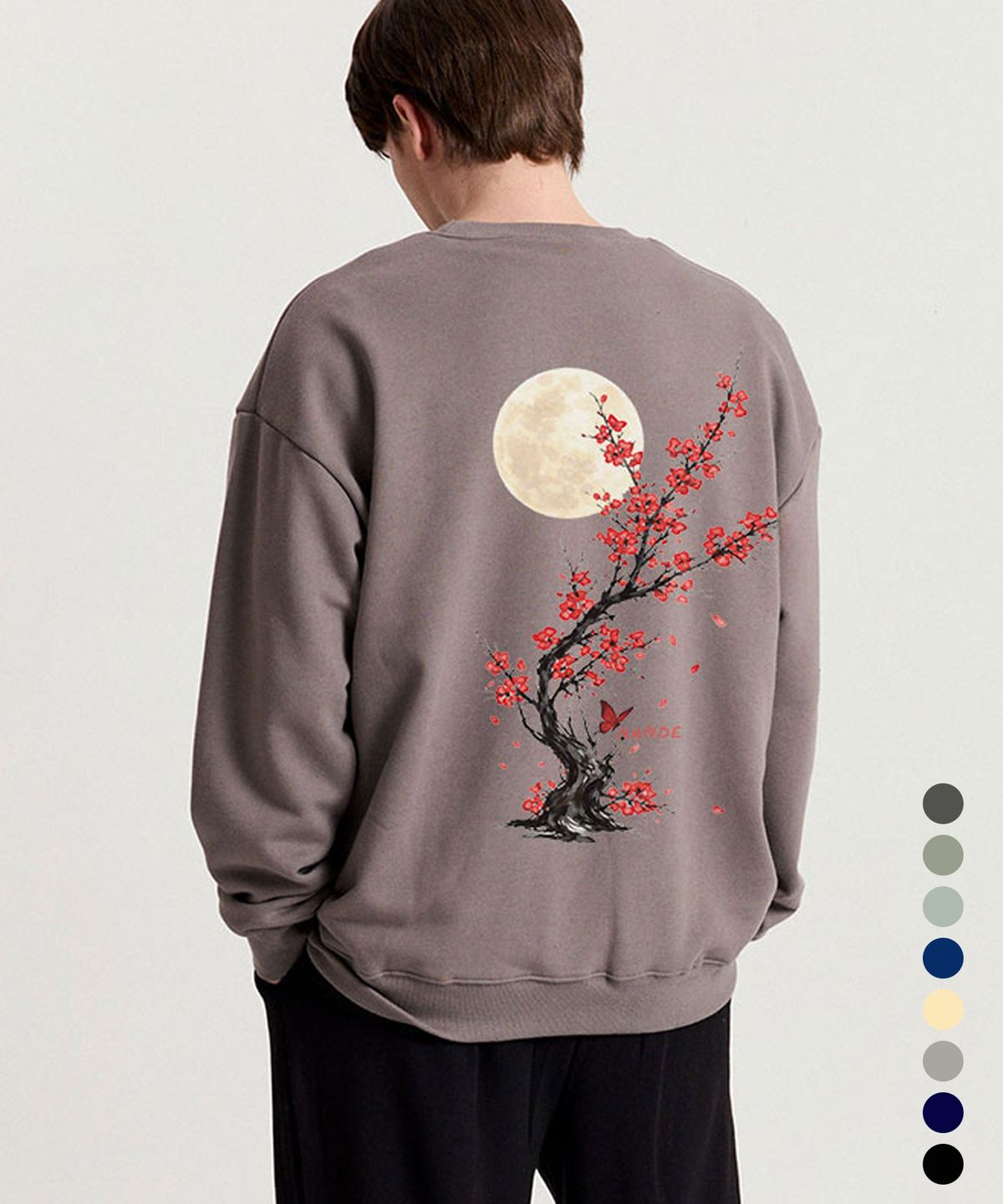 난데(NANDE) MF 프린팅 오버핏 스웨트 셔츠 8color