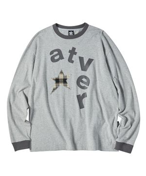 체크 빅 아르떼 롱 슬리브 그레이