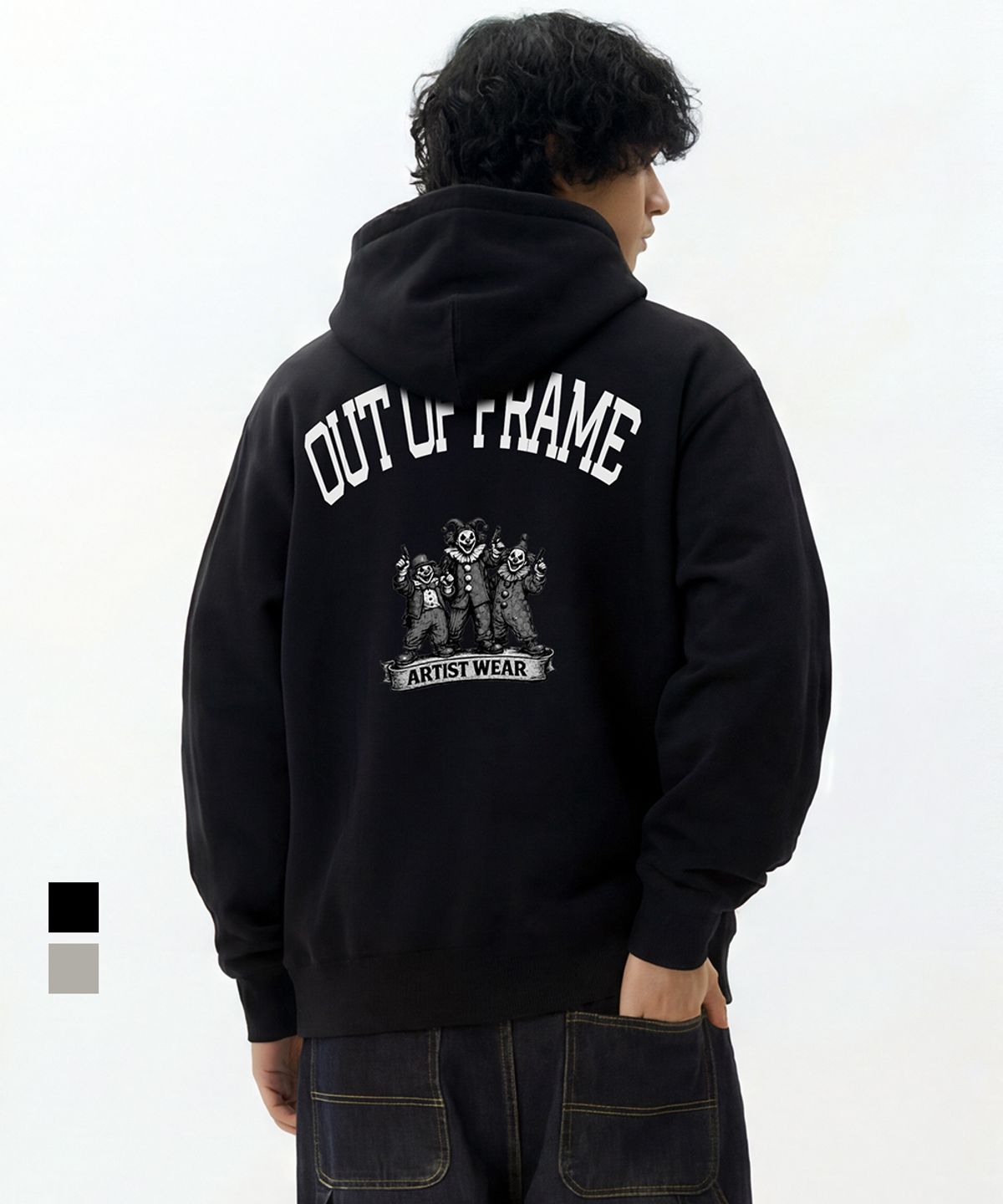 아티스트웨어(ARTISTWEAR) [ATW] 아웃오브프레임 후드티 - 2COLOR