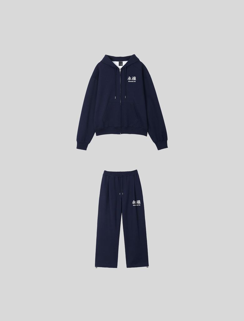 영원(永遠) 헤비 후드  셋업 [NAVY]