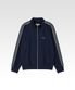 자카드 저지 트랙 재킷 네이비