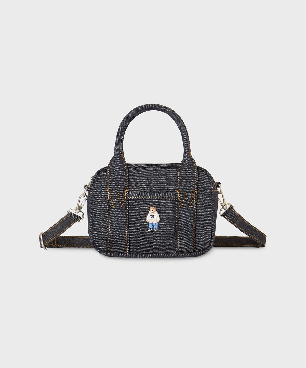 후아유(WHO.A.U) Steve Denim Pocket Cross Bag / WHBGG2324A